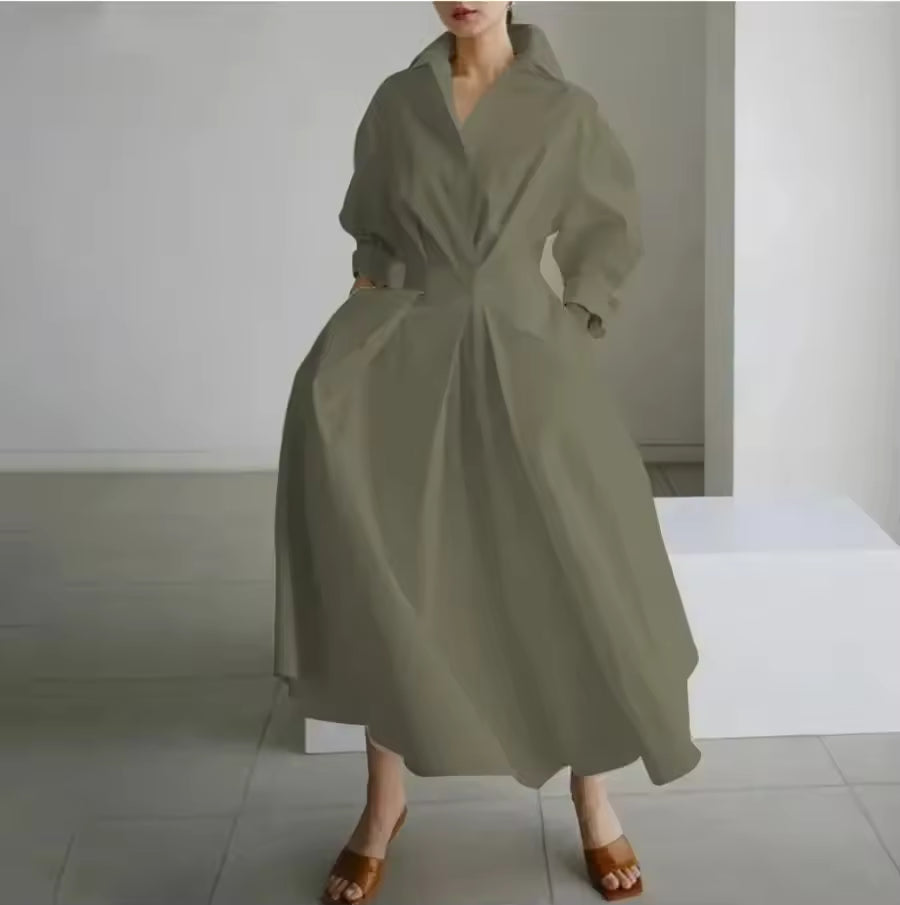 Vestido Camisero de Lino Oversize | Estilo Mediterráneo 2026