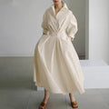 Vestido Camisero de Lino Oversize | Estilo Mediterráneo 2026