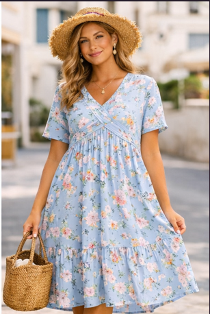 Vestido Floral Midi Oversized | Estilo Boho Verano 2026