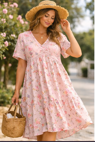 Vestido Floral Midi Oversized | Estilo Boho Verano 2026