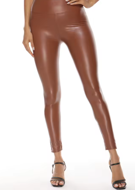 Leggings Push-Up Efecto Cuero | Mujer Streetwear 2026
