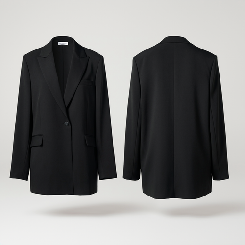 Blazer Roma Oversize, vista frontal y trasera